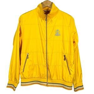 Vintage Pol Neh Mang Windbreaker Jacket Ladies Golf Sports Yellow - M